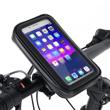 Waterproof Bicycle Phone Holder Bike Handlebar Phone Case Bag
