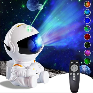 Star Projector Galaxy Night Light Astronaut Space Projector  Ceiling LED Lamp