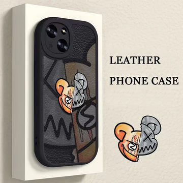 iphone Funda Cover Luxury Leather Phone Case
