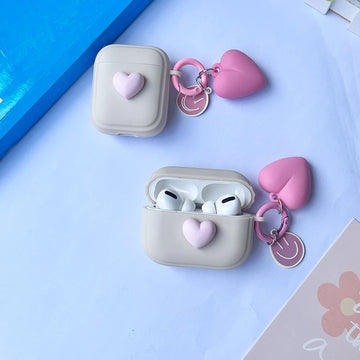 Airpods 3D Heart Love Silicone 