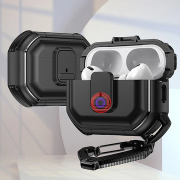 Airpods Pro Case Secure Lock Clip With Keychain