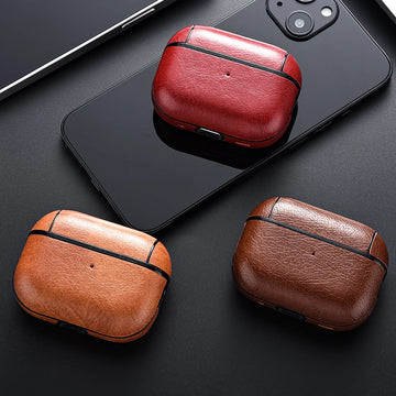 AirPods Leather Hard Plastic Cover